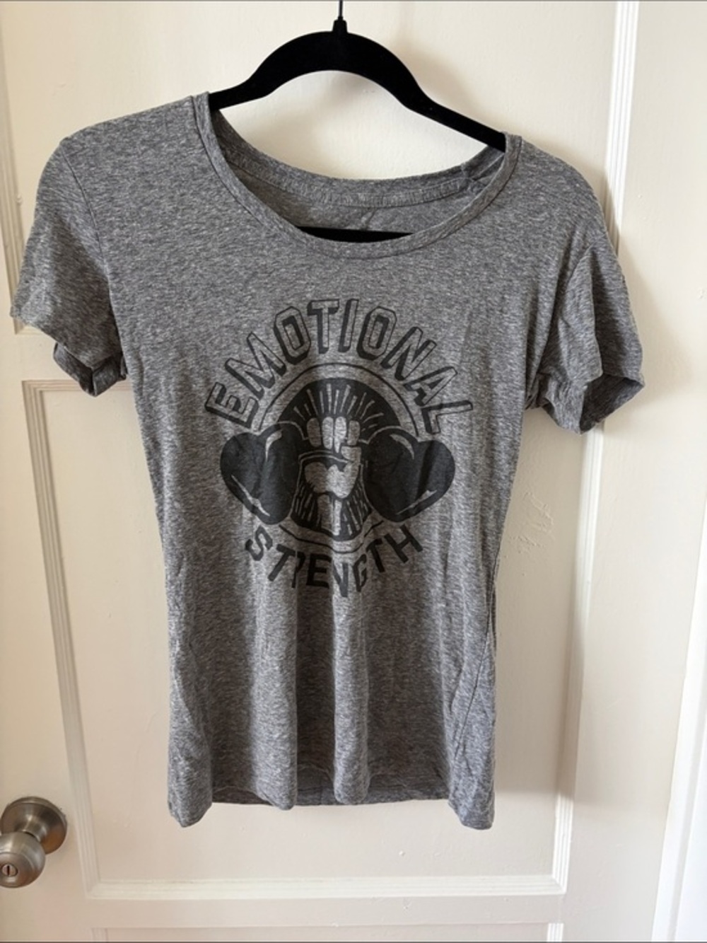 Emotional Strength Gray Graphic Women's Tee